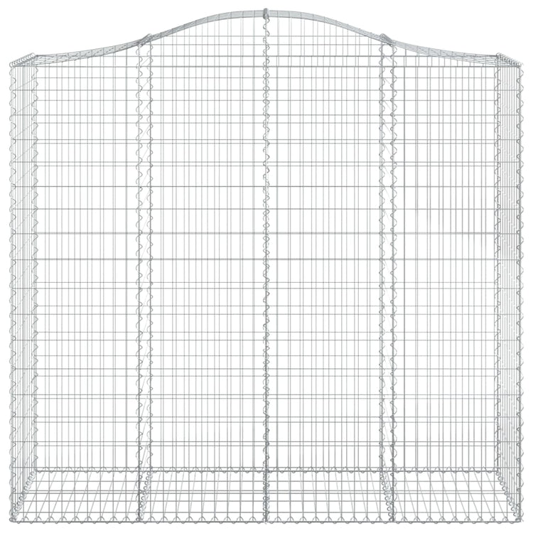 Vidaxl Schanskorf Gewölbe 200x50x180 200 cm verzinktes Eisen