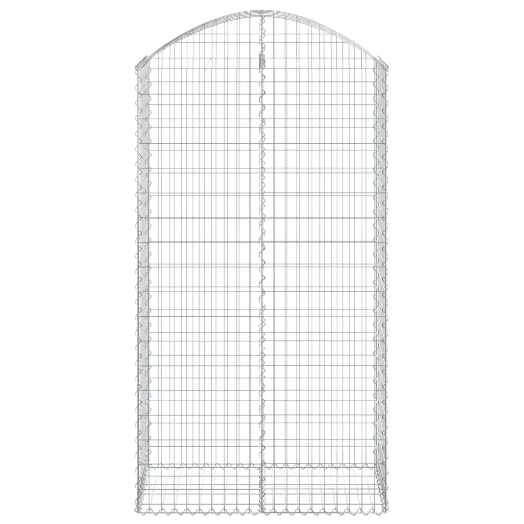 Vidaxl Schanskorf Gewölbe 100x50x180 200 cm verzinktes Eisen