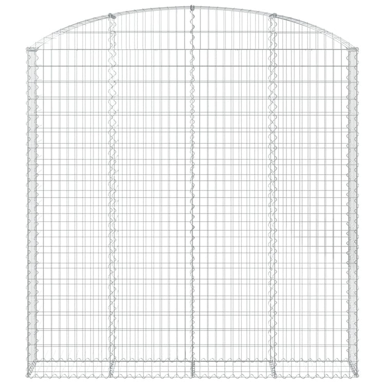 Vidaxl Schanskorf Gewölbe 200x30x200 220 cm verzinktes Eisen