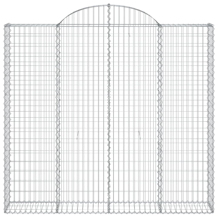 Vidaxl Schanskorf Gewölbe 200x30x180 200 cm verzinktes Eisen