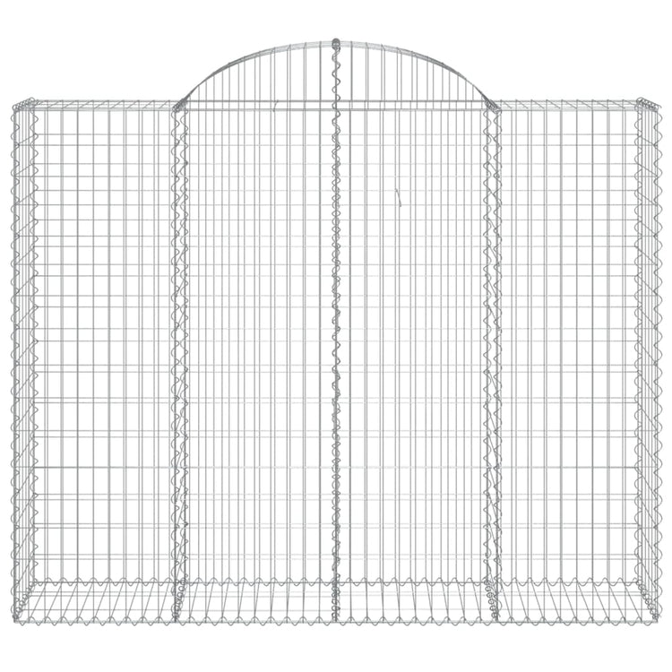 Vidaxl Schanskorf Gewölbe 200x50x160 180 cm verzinktes Eisen