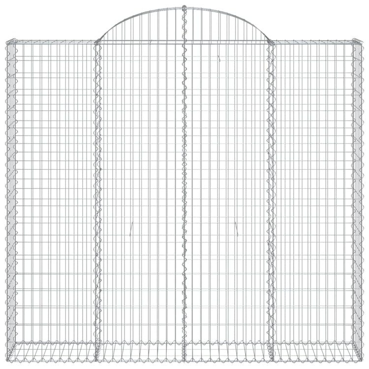 Vidaxl Schanskorf Gewölbe 200x50x180 200 cm verzinktes Eisen