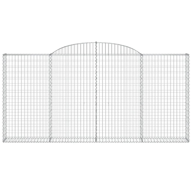 VIDAXL SCHANSKORF VALLED 300X30X140 160 cm verzinktes Eisen