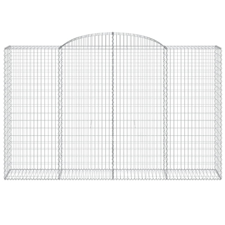 Vidaxl Schanskorf Gewölbe 300x50x180 200 cm verzinktes Eisen