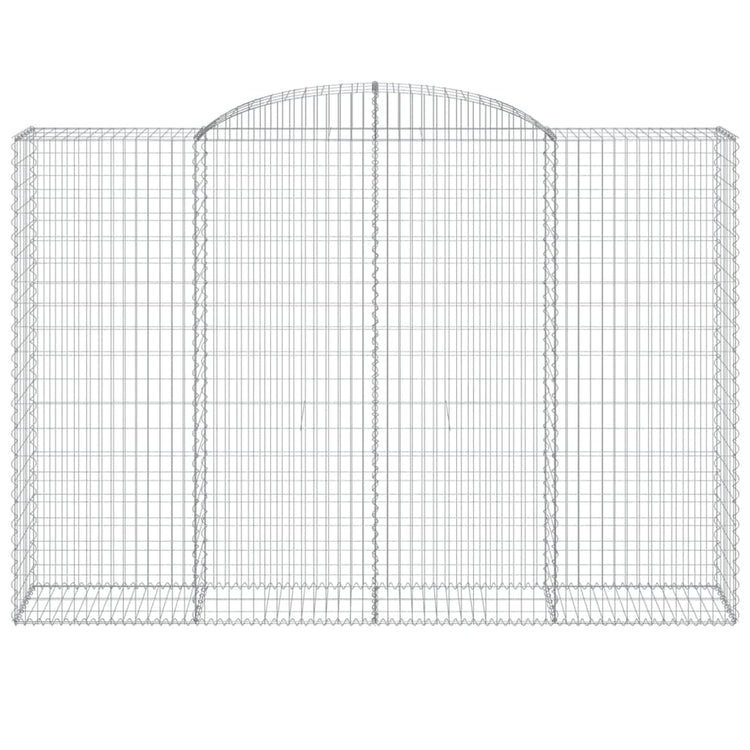 Vidaxl Schanskorf Gewölbe 300x50x200 220 cm verzinktes Eisen
