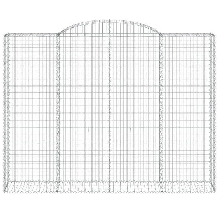 VIDAXL SCHANSKORF VULTED 300X50X220 240 cm verzinktes Eisen