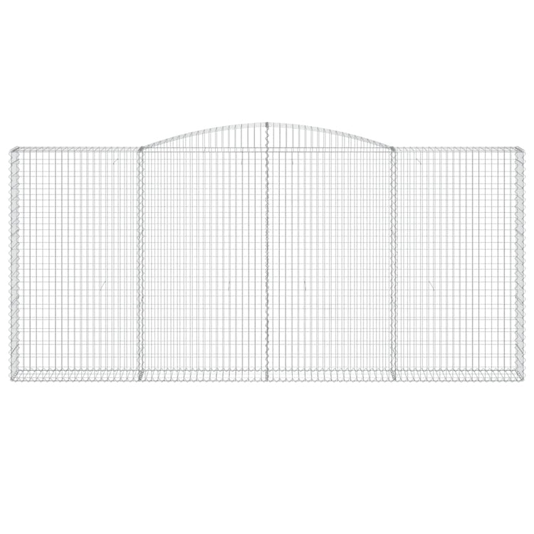 Vidaxl Schanskorf Gewölbe 400x30x180 200 cm verzinktes Eisen