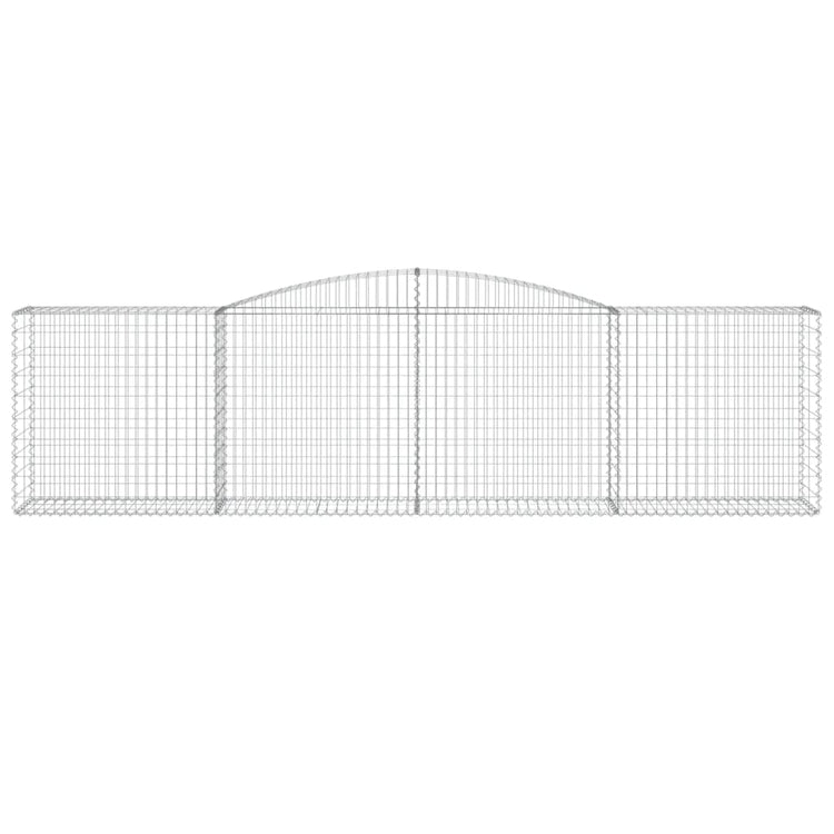 Vidaxl Schanskorf Gewölbe 400x50x100 120 cm verzinktes Eisen