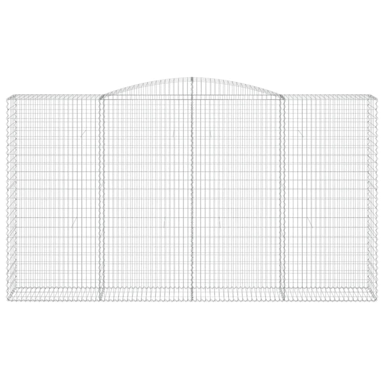 VIDAXL SCHANSKORF VALLED 400X50X220 240 cm verzinktes Eisen