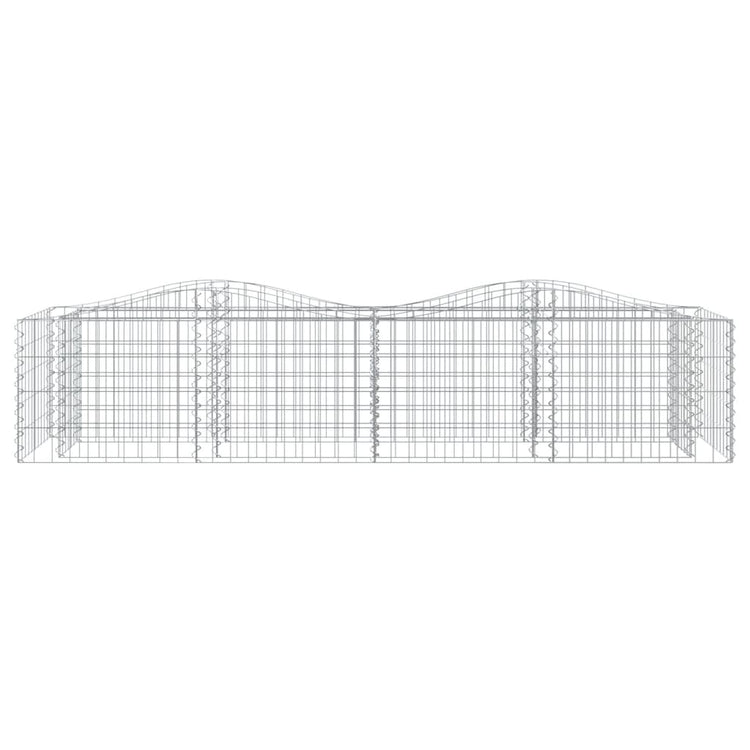 VIDAXL SCHANSKORF VULTED erhöhte 200x50x50 cm verzinktes Eisen