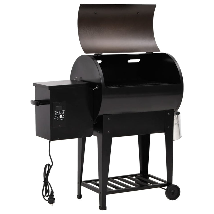 Vidaxl Pelletbarbecue mit Bodenplatte 94 cm Eisenschwarz