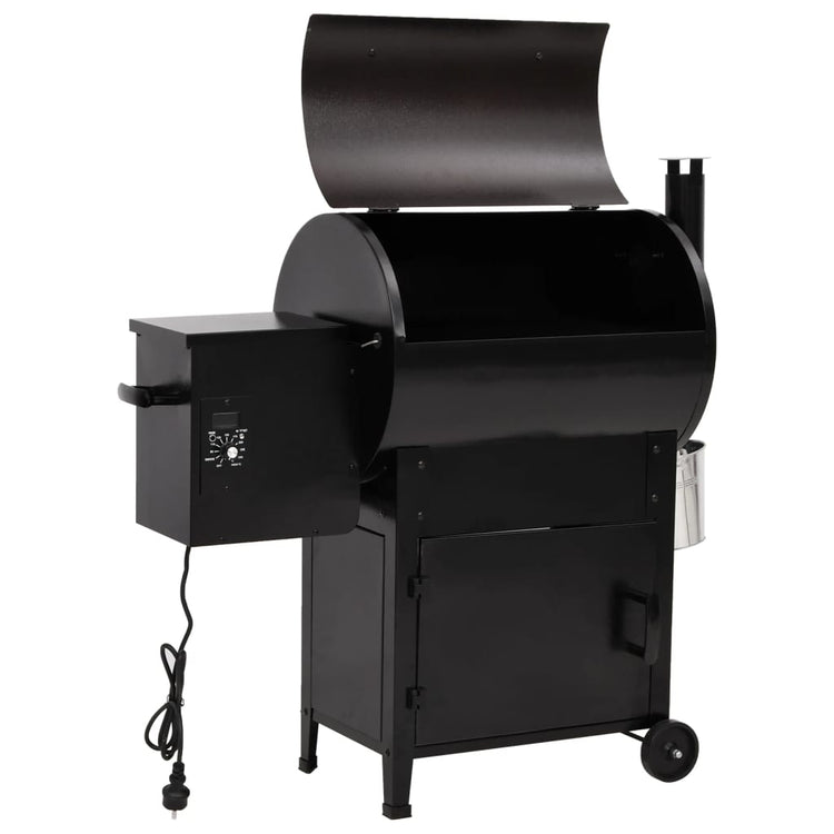 Vidaxl Pelletbarbecue mit Schornstein 104 cm Eisenschwarz