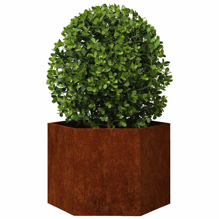Vidaxl Plannet Rusty 60x60x45 cm Corten Stahl
