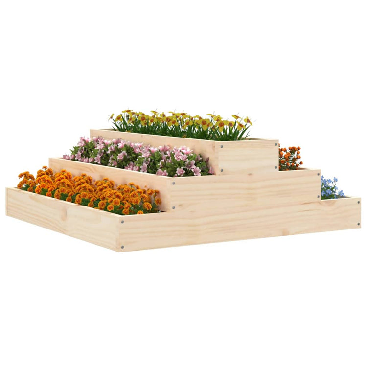 VIDAXL -Planungsbox 80x80x27 cm Festkiefer