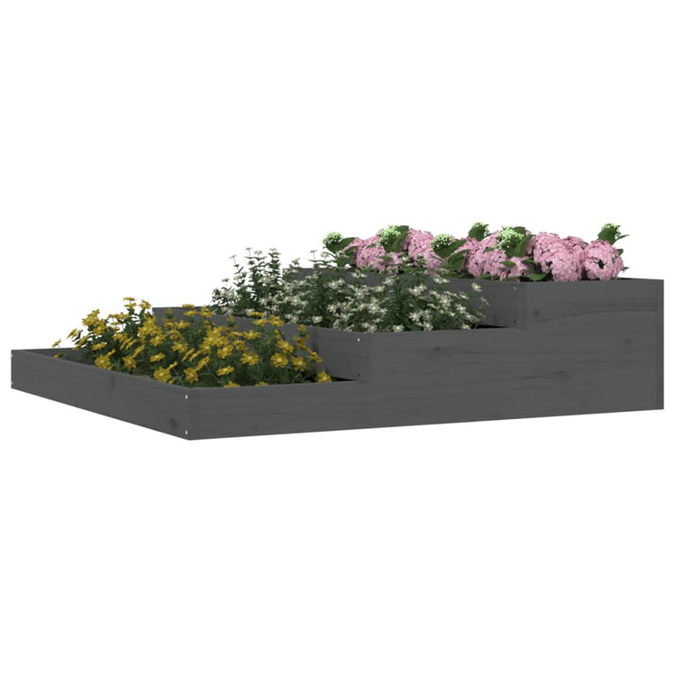 VIDAXL -Planungsbox 107x107x27 cm Festkiefergrau