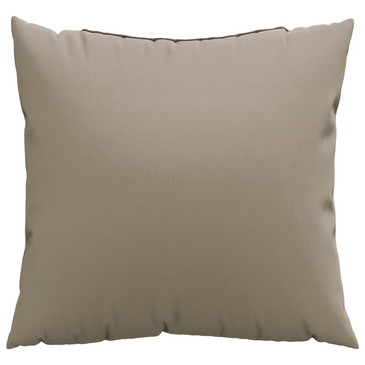 Vidaxl -Sofa -Kissen 4 Stcs 40x40 cm Stofftaupe