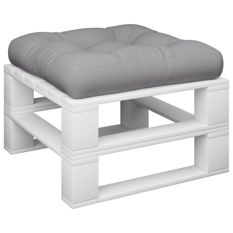 Vidaxl Palettenkissen 60x60x12 cm Stoff grau
