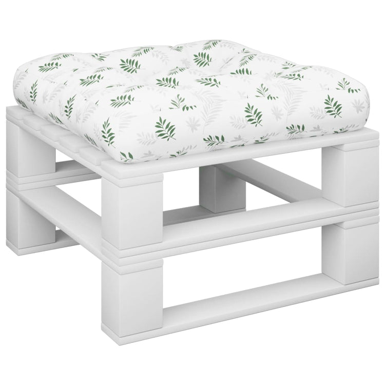 VIDAXL -Palettenkissenblattmuster 60x60x12 cm Stoff