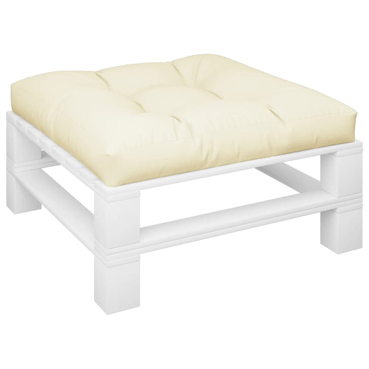 VIDAXL -Palettenkissen 70x70x12 cm Stoffcreme -Colored