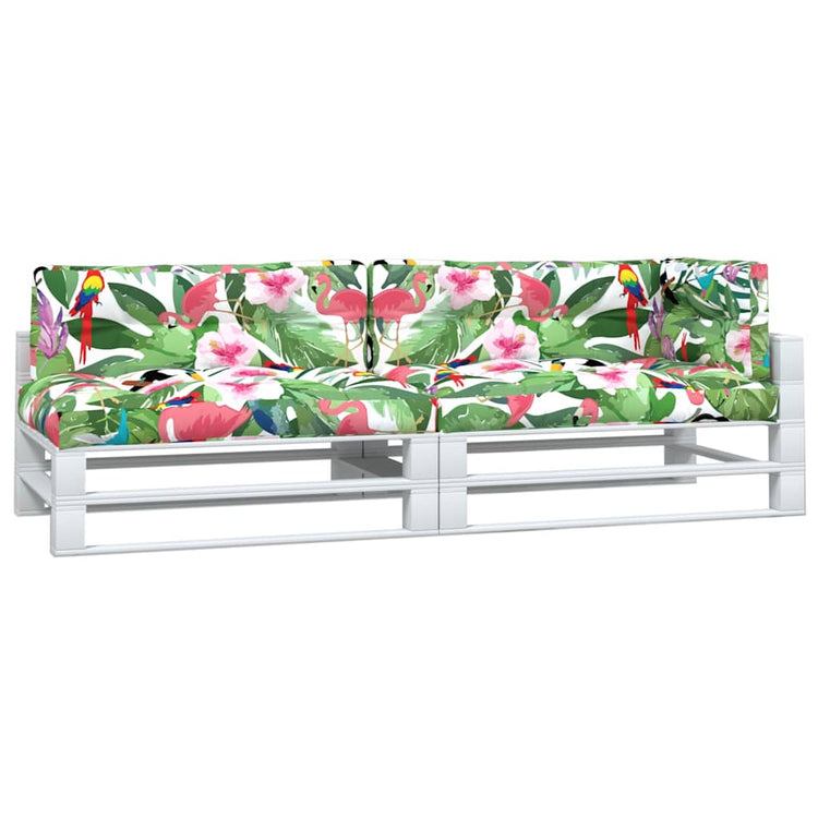 VIDAXL -Palettenkissen 5 ST Fabric Multi -Deled