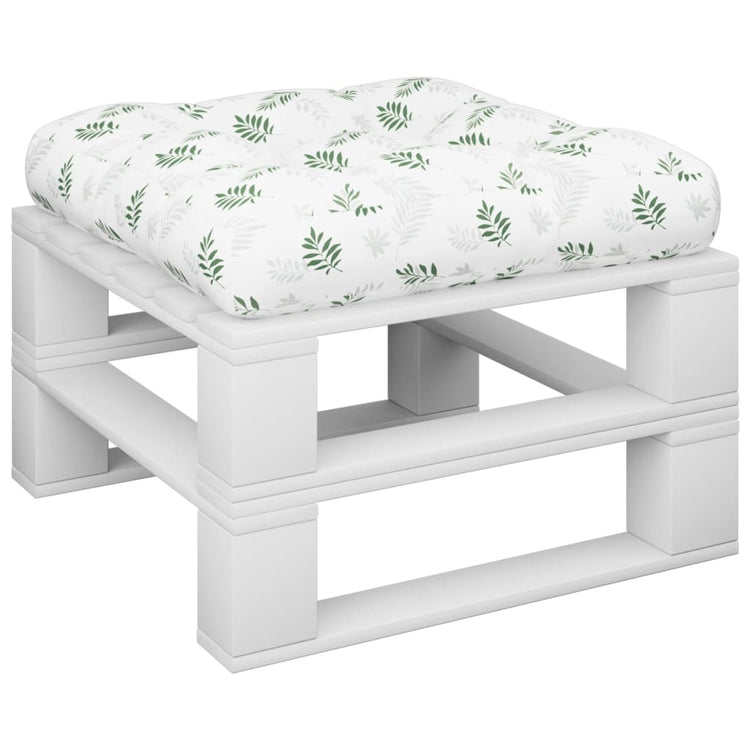VIDAXL Palettenkissenblattmuster 58x58x10 cm Oxford Stoff