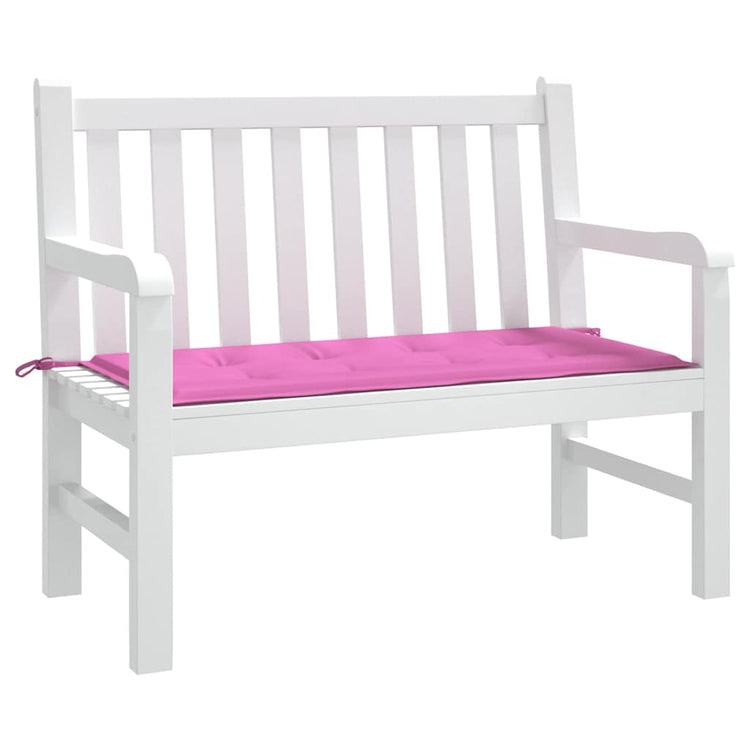 VidaXL Stuhlauflage einfarbig rosa 120 x 50 x 3 cm Oxford-Stoff