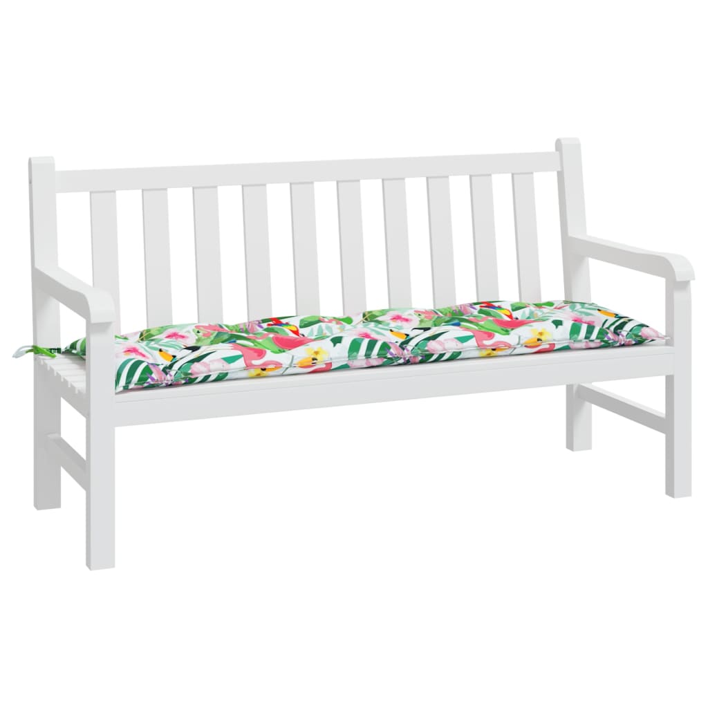 Vidaxl Garden Bench Kissen 150x50x7 cm Oxford Stoff Multi -Colored