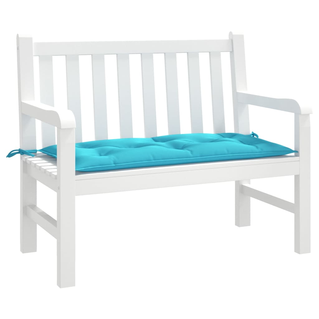 Vidaxl Garden Bench Kissen 110x50x7 cm Stoff Türkis