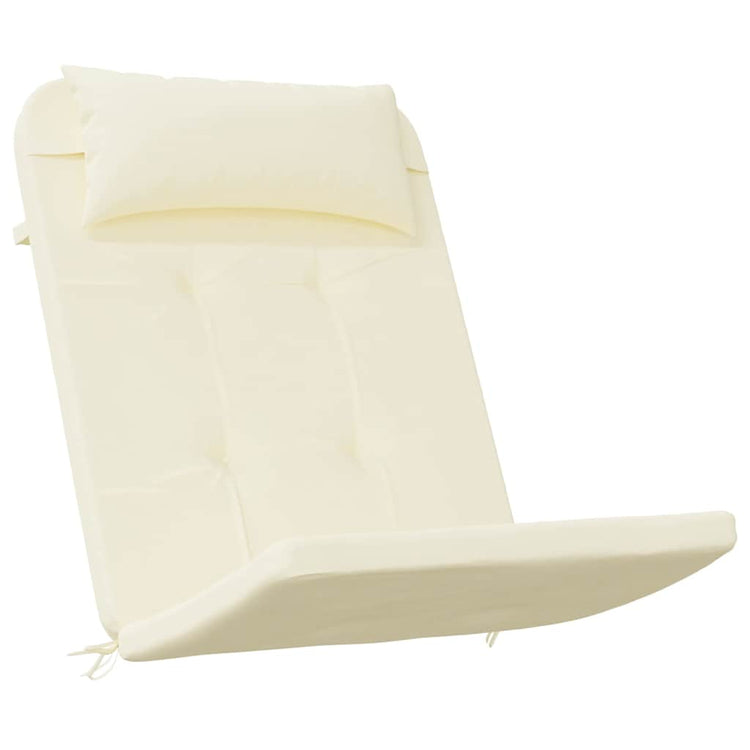 Vidaxl -Stuhlkissen 2 St Adirondack Oxford Stoff Crème clever
