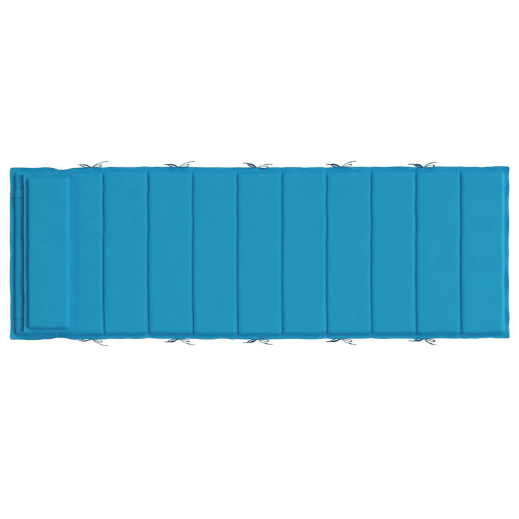 VidaXL Sonnenliegenkissen Hellblau 178 x 60 x 4 cm Oxford-Stoff