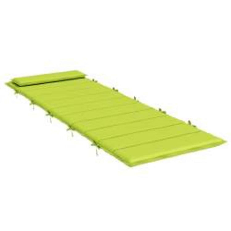 Vidaxx Sonnenliegenkissen grün 178 x 60 x 4 cm Oxford-Stoff