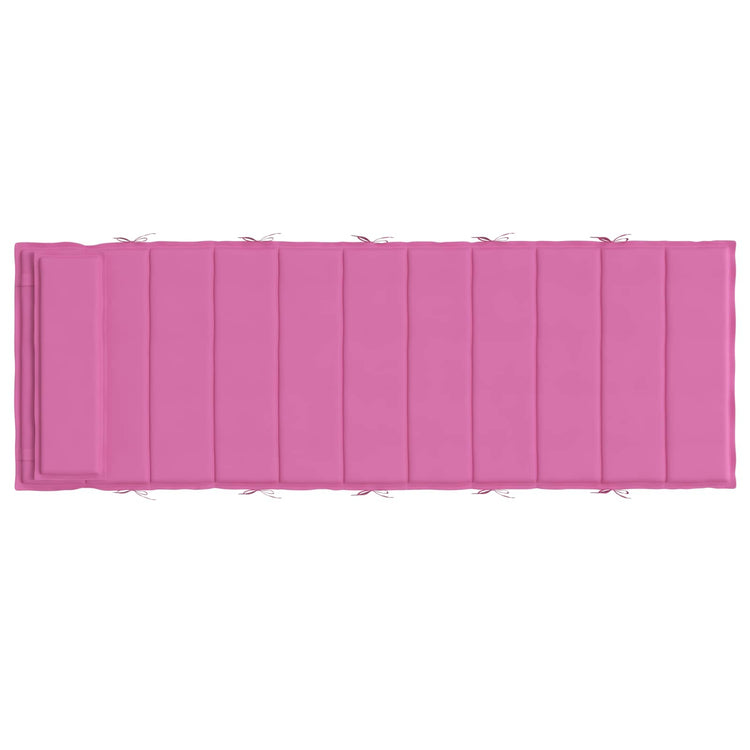 VidaXL Sonnenliegenkissen rosa 178 x 60 x 4 cm Oxford-Stoff