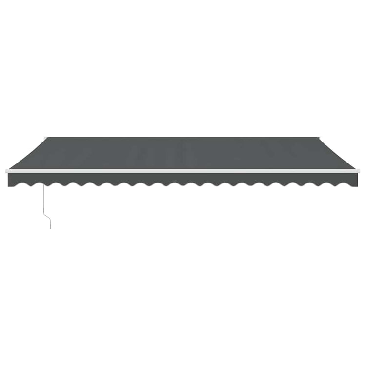 Vidaxx ausziehbare Markise 5x3 m Stoff und Aluminium Anthrazit