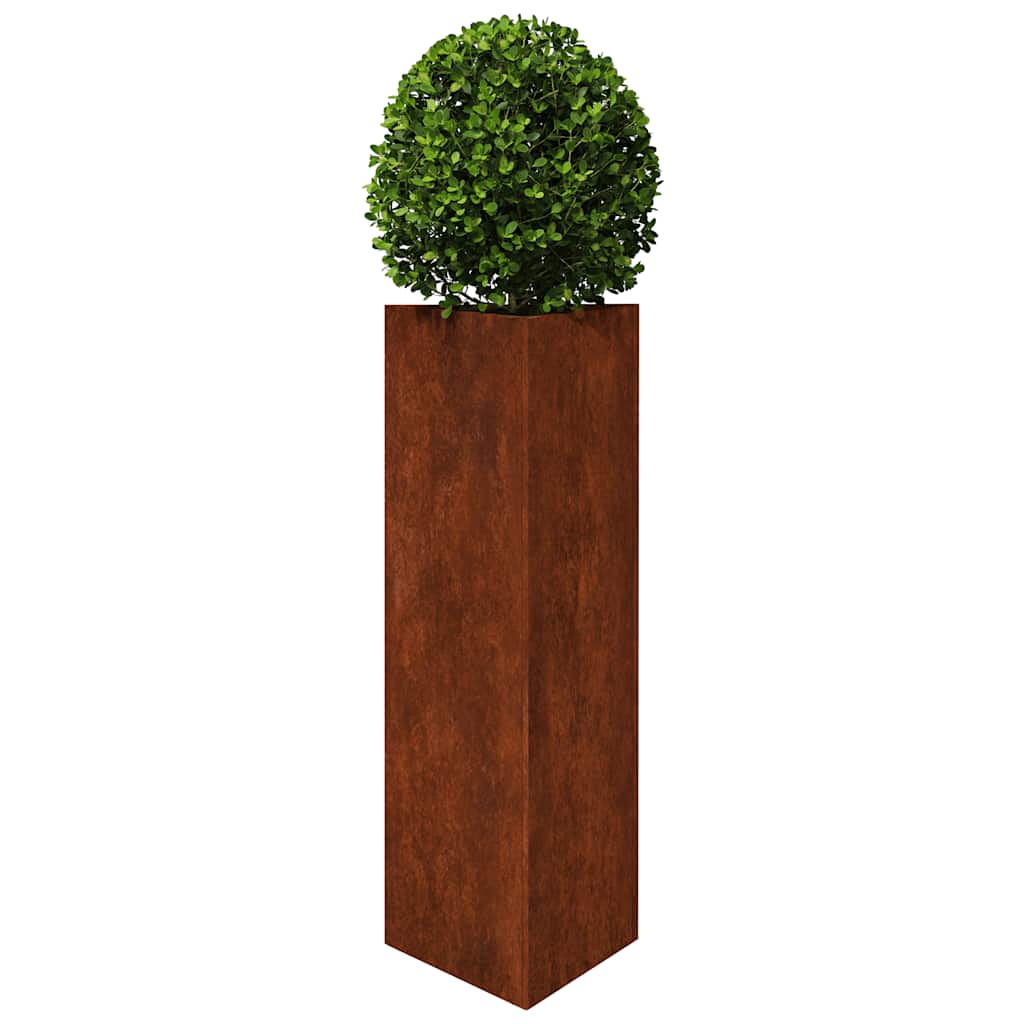 VIDAXL -Planungsbox 30x26x75 cm Cortenstaal