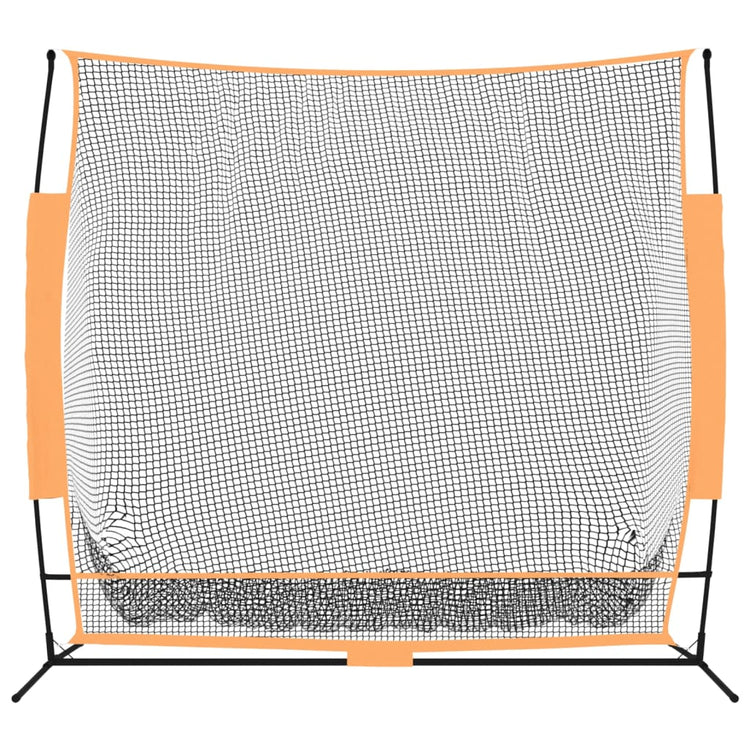 Vidaxl Golf Training Network 215x107x216 cm Polyesterschwarz und Orange