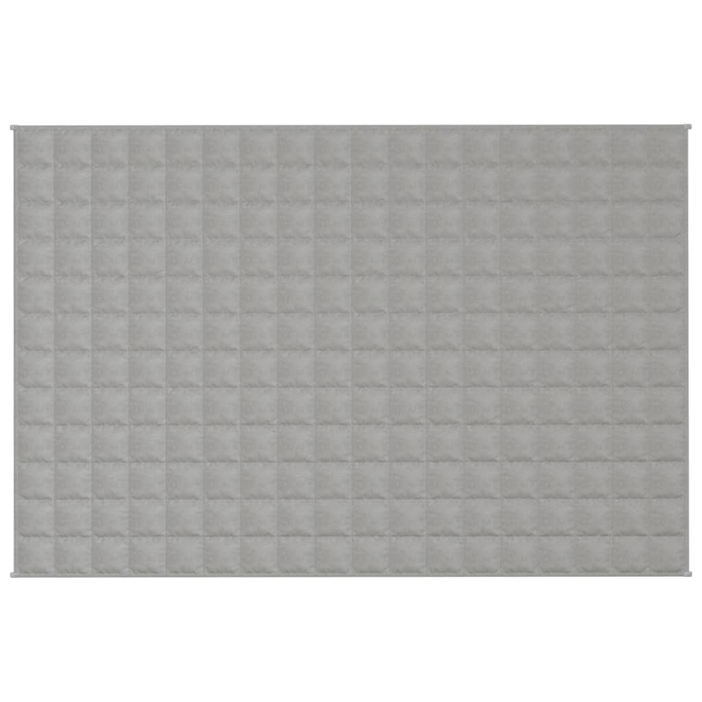 Vidaxl schwachende Decke 122x183 cm 9 kg Stoff grau