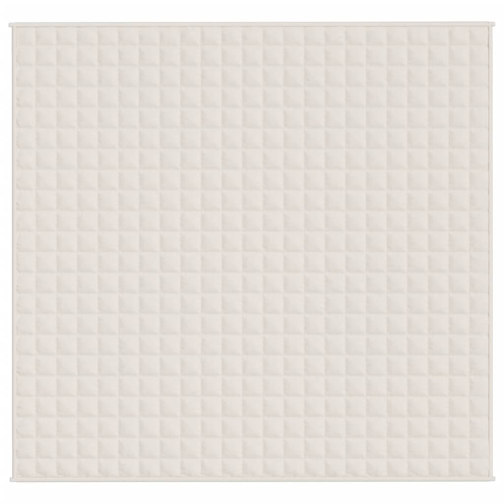 Vidaxl schwache Decke 220x240 cm 11 kg Stofflampencreme -Colored