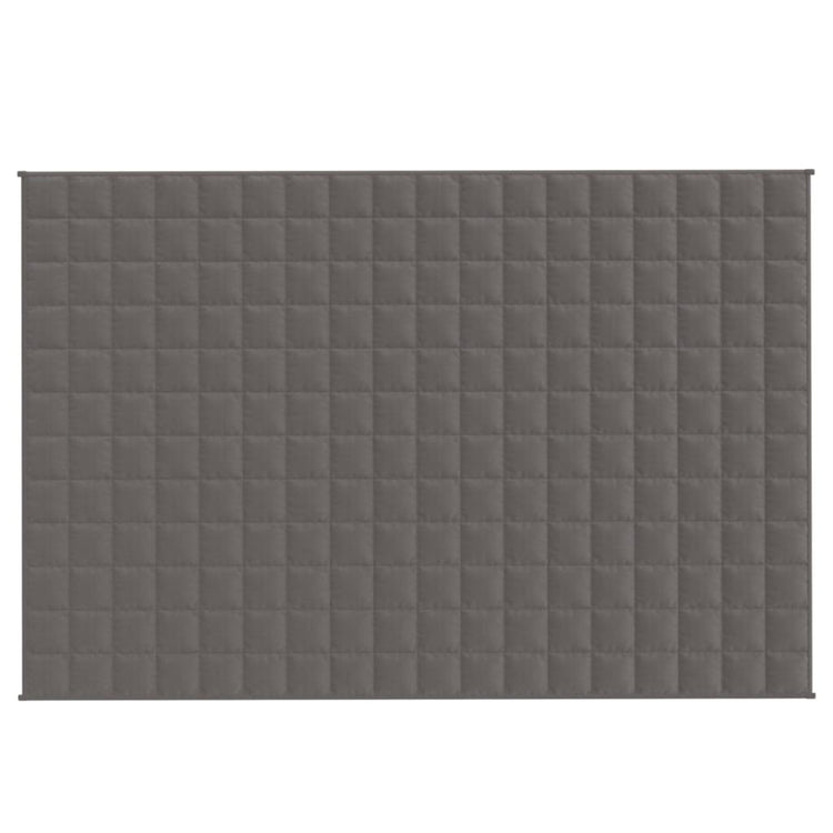 Vidaxl schwache Decke 122x183 cm 5 kg Stoff grau