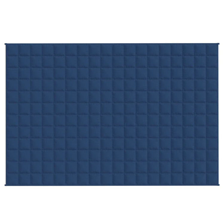 Vidaxl schwache Decke 122x183 cm 5 kg Stoff blau