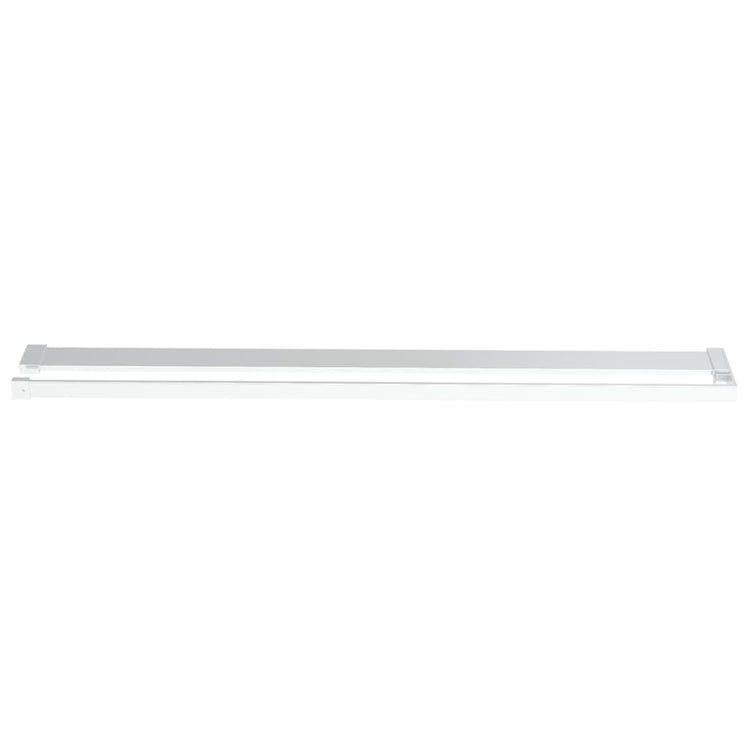 Vidaxl Walkschop für Walk -In -Duschwand 115 cm Aluminiumchrom -Colored