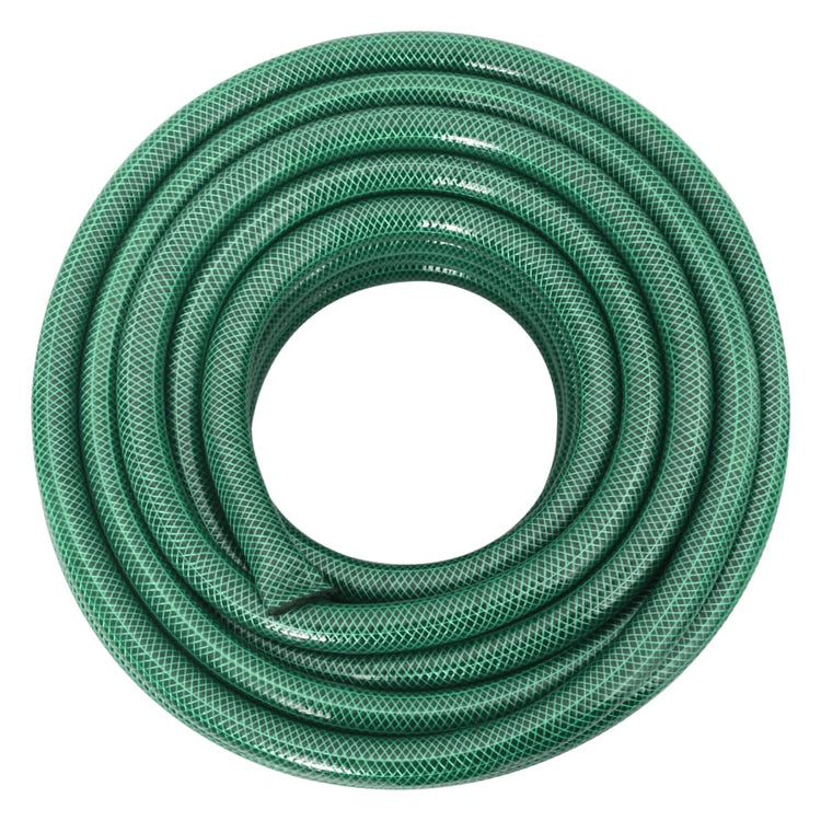 Vidaxl Gartenschlauch mit Kupplungsset 0,9'' 100 m PVC grün