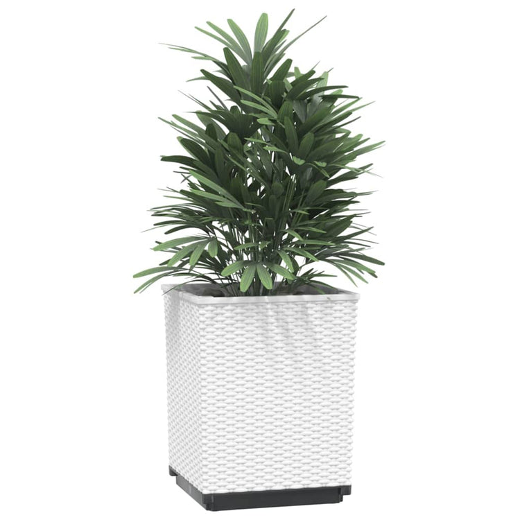 Vidaxx Pflanzgefäße 4 Stück 30x30x37 cm Polypropylen weiß