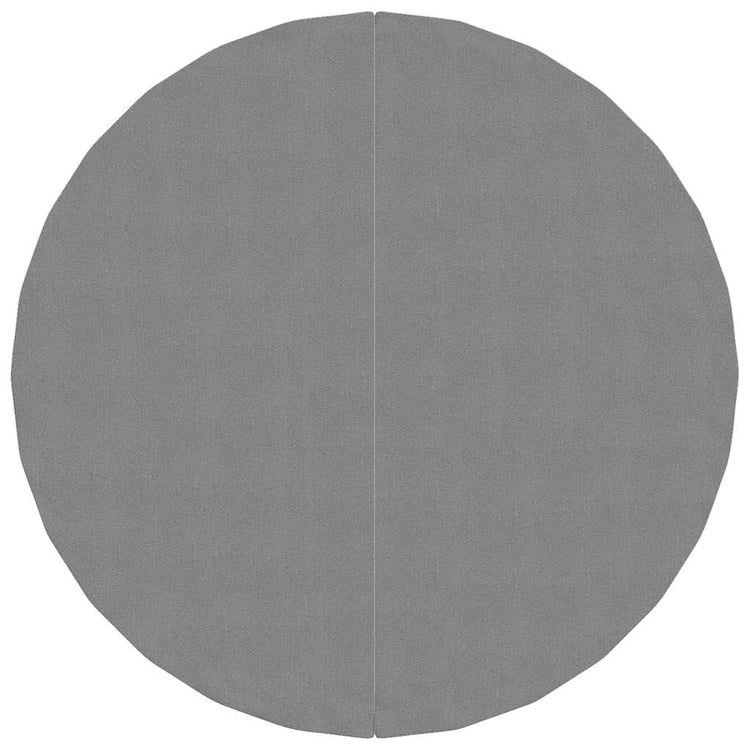Vidaxx Schwimmbad-Bodenplane ø244 cm Polyester-Geotextil hellgrau