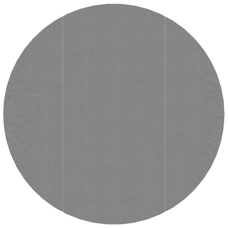 Vidaxx Schwimmbad-Bodenplane ø366 cm Polyester-Geotextil hellgrau
