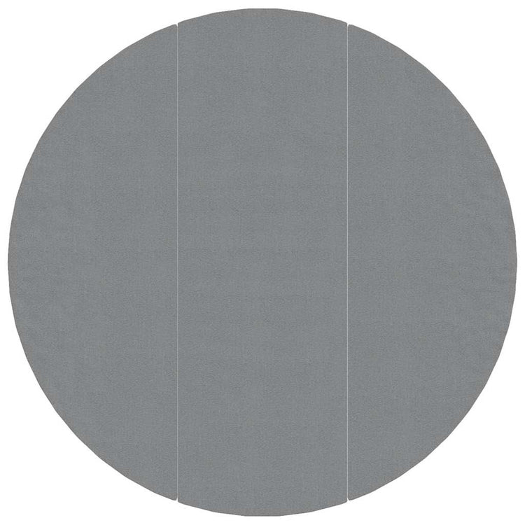 Vidaxx Schwimmbad-Bodenplane ø396 cm Polyester-Geotextil hellgrau