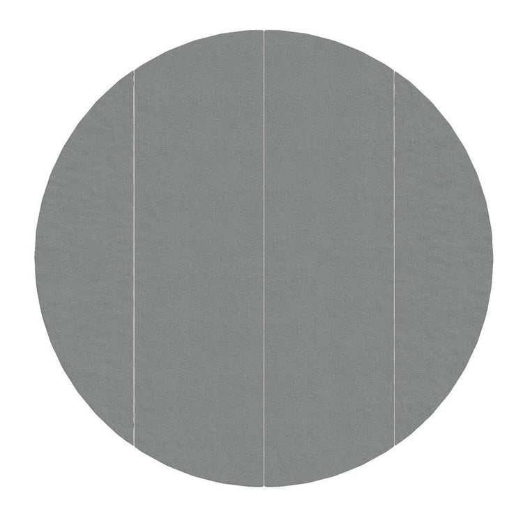 Vidaxx Schwimmbad-Bodenplane ø458 cm Polyester-Geotextil hellgrau