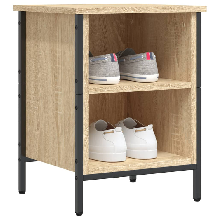 VIDAXL -Schuhschrank 38x35x50 cm Propertiertes Holz Sonoma Eiche gefärbt