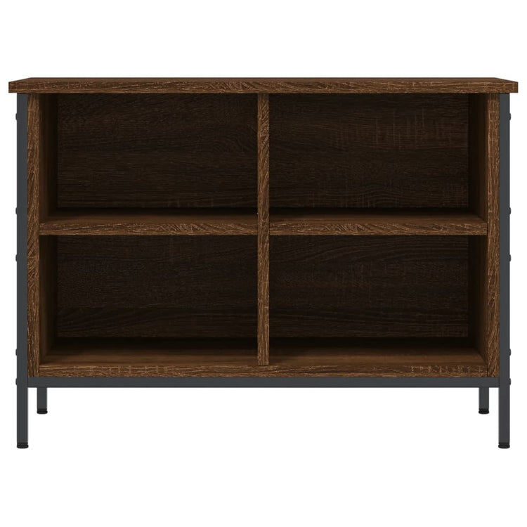 VIDAXL -Schuhschrank 69x35x50 cm Eigenschaften brauner Eichenfarbe