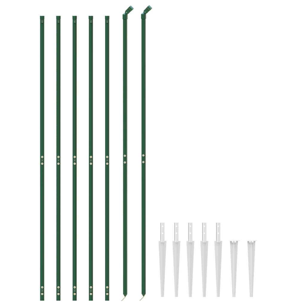 Vidaxl Drahtgitter FET mit Bodenanker 1,6x10 m Grün