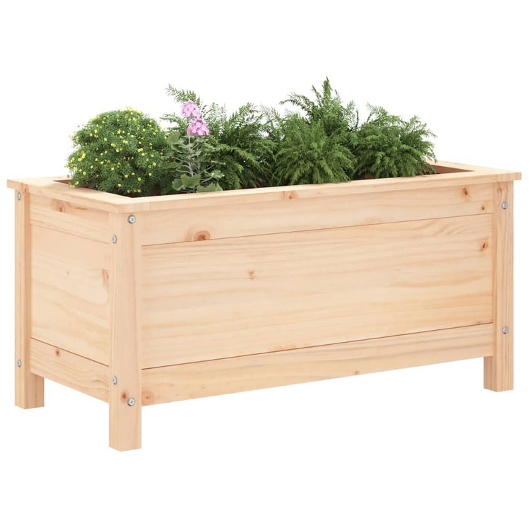 Vidaxx Pflanzgefäß 82,5x40x39 cm massives Kiefernholz